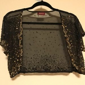 Joolay cropped embellished bolero